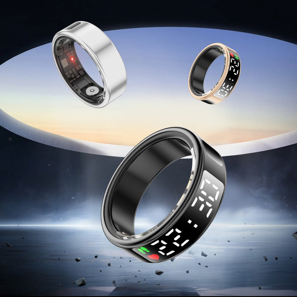 Smart Flip Ring with Display