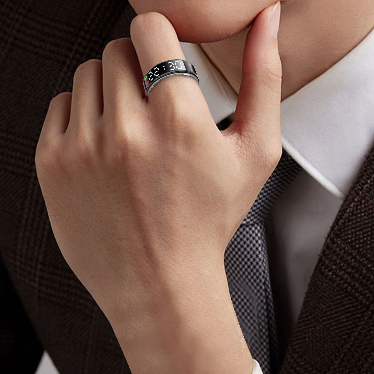 Smart Flip Ring with Display